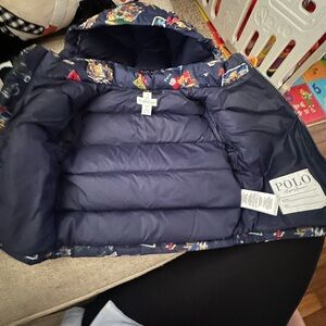 Brand new puffer rl jacket